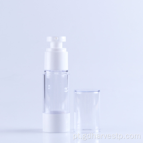 Garrafa com bomba Airless 15ml 30ml 50ml Branco